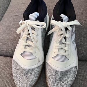 adidas White and Black Athletic Shoes